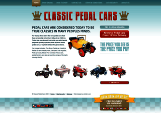 classic-pedalcars.co.uk screenshot
