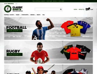 classic-shirts.com screenshot
