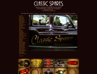 classic-spares.co.uk screenshot
