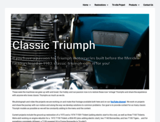 classic-triumph.com screenshot