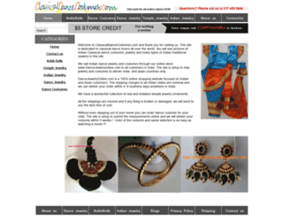 classicaldancejewelry.com screenshot