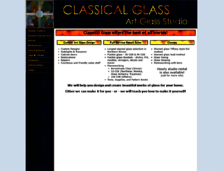classicalglass.net screenshot