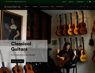 classicalguitar.co.uk screenshot