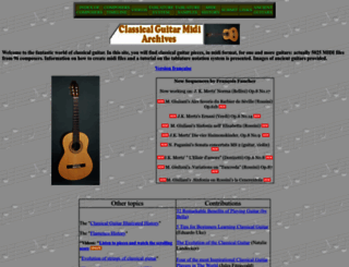 classicalguitarmidi.com screenshot