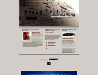 classicalmidi.co.uk screenshot