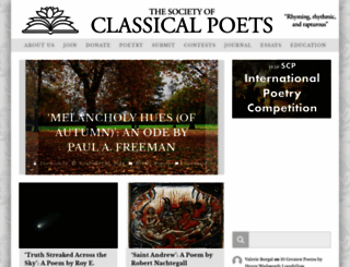 classicalpoets.org screenshot