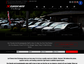 classicautoexchangevt.com screenshot