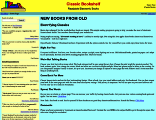classicbookshelf.com screenshot