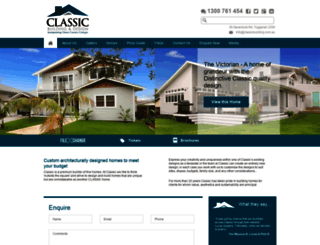 classicbuilding.com.au screenshot