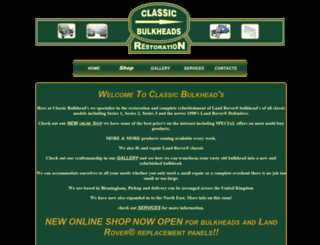 classicbulkheads.com screenshot