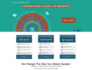 classiccarinsurancegroup.com screenshot