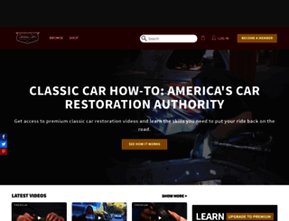 classiccarrestorationclub.com screenshot
