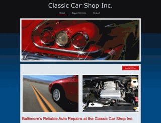 classiccarshopinc.com screenshot