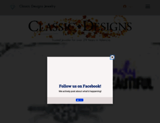 classicdesignsjewelry.com screenshot