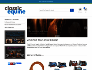 classicequine.co.uk screenshot