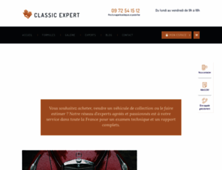 classicexpert.fr screenshot
