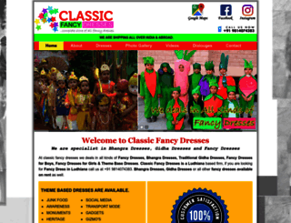 classicfancydresses.com screenshot