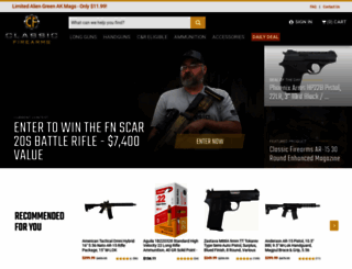 classicfirearms.com screenshot