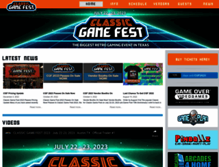 classicgamefest.com screenshot