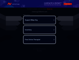 classicguildbank.com screenshot