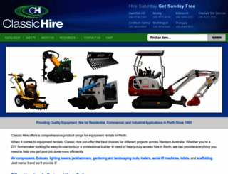 classichire.net.au screenshot