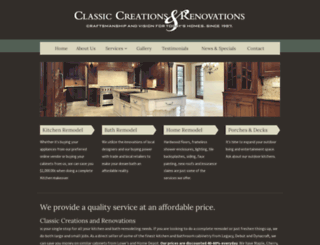 classickitchencreations.com screenshot