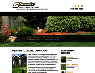 classiclawnscape.com screenshot
