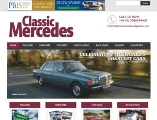 classicmercedesmagazine.com screenshot