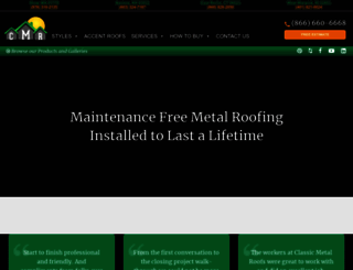 classicmetalroofs.com screenshot