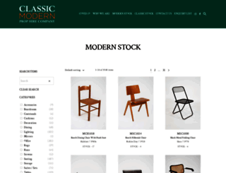 classicmodernhire.com screenshot