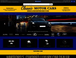 classicmotorcarsct.com screenshot