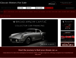 classicmotorsforsale.com screenshot