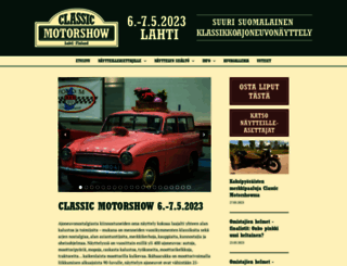 classicmotorshow.fi screenshot