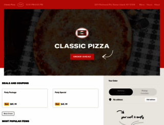 classicpizzany.com screenshot