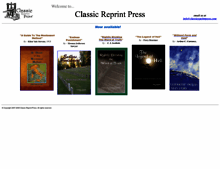 classicreprintpress.com screenshot