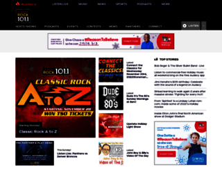 classicrock1011.radio.com screenshot