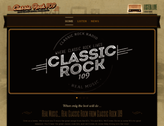 classicrock109.com screenshot