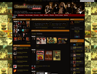 classicrockersnetwork.com screenshot