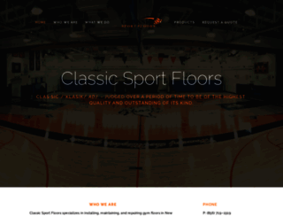 classicsportfloors.com screenshot