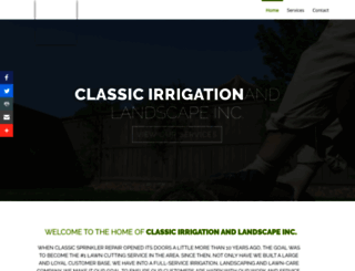 classicsprinklerrepair.com screenshot