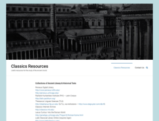 classicsresources.info screenshot