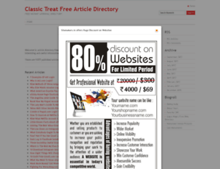 classictreat.com screenshot