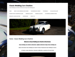 classicweddingcarscheshire.com screenshot