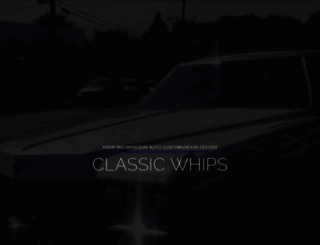 classicwhipz.com screenshot