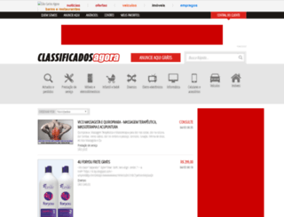 classificadosagora.com.br screenshot