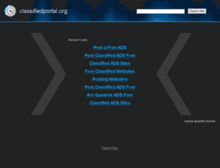classifiedportal.org screenshot