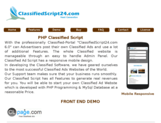 classifieds-script.com screenshot