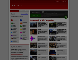 classifieds.advertiser.ie screenshot