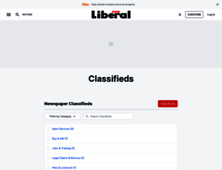classifieds.dailyliberal.com.au screenshot