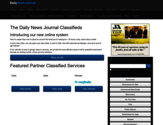 classifieds.dnj.com screenshot
